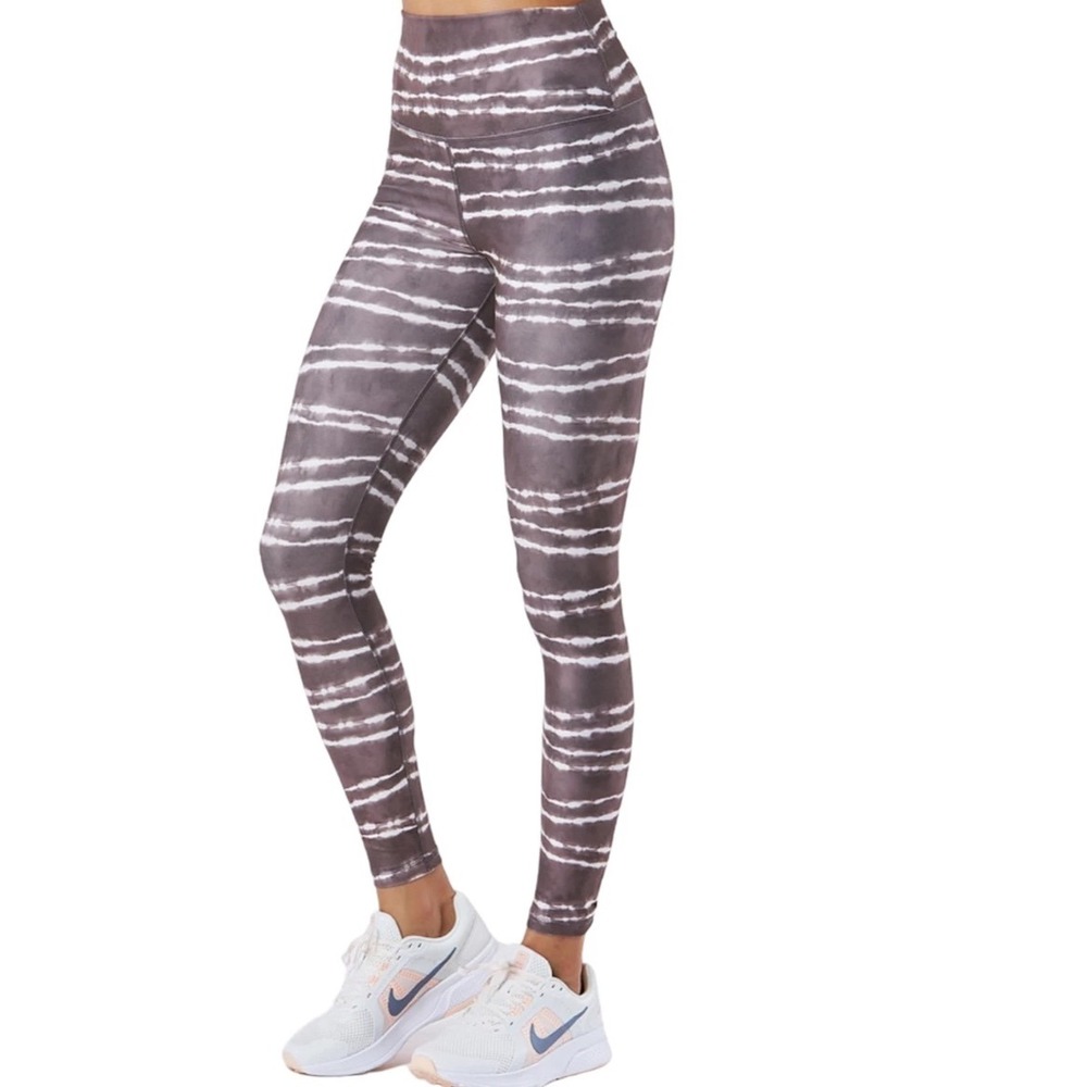 Scorpio Sol Tie Dye High Waist Rustic Plum Leggings‎ Athleisure Activewear XL